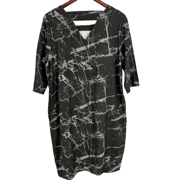 Niche Nilgun Derman Womens Sz Large Wearable Art to Wear Artsy Dress Unique - Picture 6 of 6